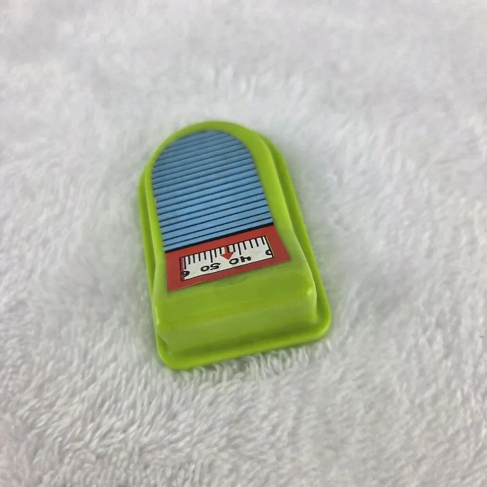 Vintage Fisher Price Little People Bathroom Set Blue Tub Sink Toilet Scale 4 Pc
